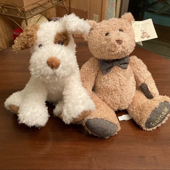 Barnsie & Noble 11” stuffed dog and bear toy plush - Picture 15 of 16